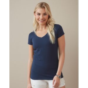 Stretch-T V-neck for women