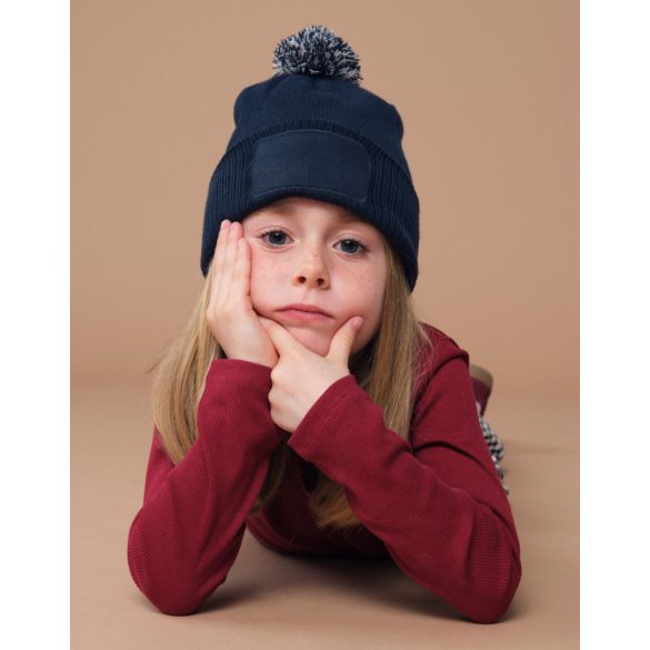 Kids Snowstar Patch Beanie