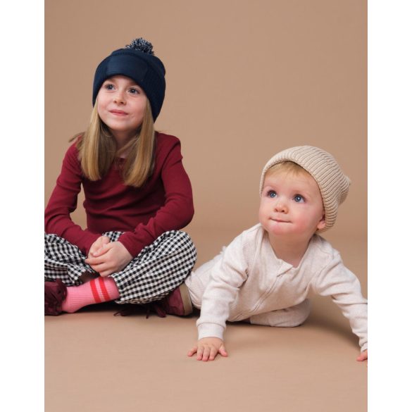 Kids Snowstar Patch Beanie