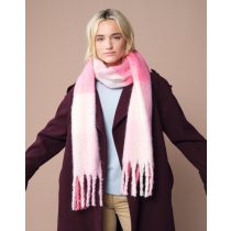 Fluffy Check Scarf