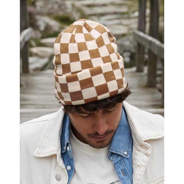 Checkerboard Beanie