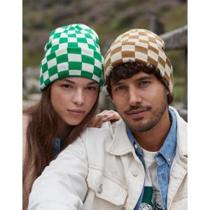 Checkerboard Beanie