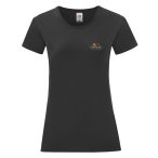 Ladies Vintage T Small Logo Print