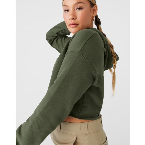 Women's Cropped Fleece Hoodie