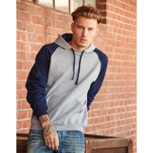 NuBlend Colour Block Raglan Hooded Sweatshirt