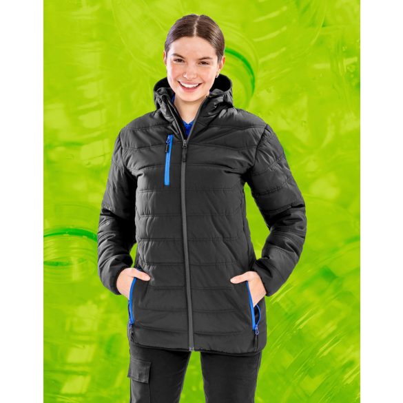 Black Compass Padded Winter Jacket