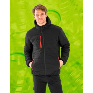 Black Compass Padded Winter Jacket