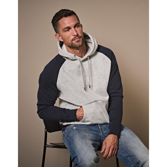 Two-Tone Hooded Sweatshirt