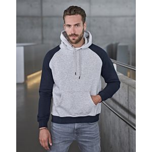 Two-Tone Hooded Sweatshirt