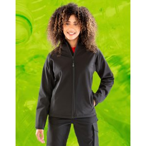 Women's Recycled 3-Layer Hooded Softshell