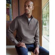 1/4 Zip Pique Sweatshirt