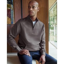 1/4 Zip Pique Sweatshirt