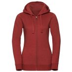 Ladies' Authentic Melange Zipped Hood Sweat