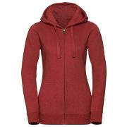 Ladies' Authentic Melange Zipped Hood Sweat