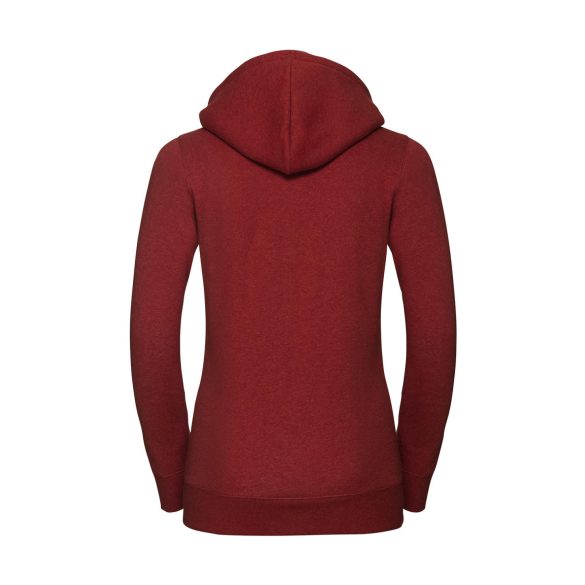 Ladies' Authentic Melange Zipped Hood Sweat