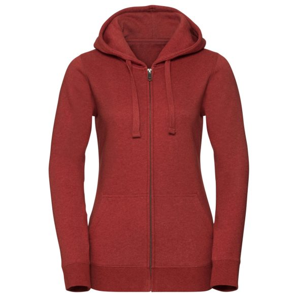 Ladies' Authentic Melange Zipped Hood Sweat