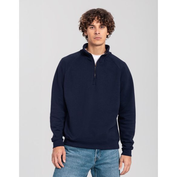 Iconic Premium Zip Neck Sweat