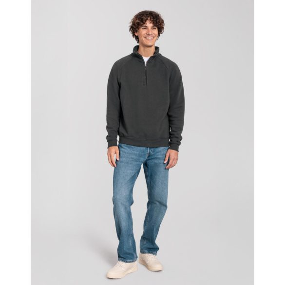 Iconic Premium Zip Neck Sweat