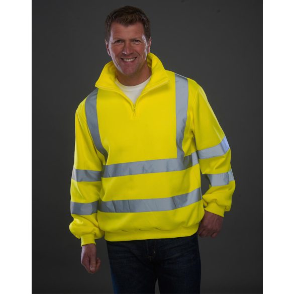 Fluo 1/4 Zip Sweat Shirt