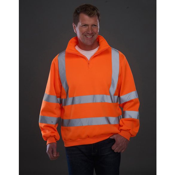 Fluo 1/4 Zip Sweat Shirt