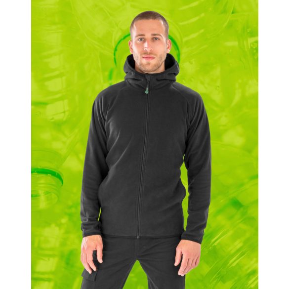 Hooded Recycled Microfleece Jacket