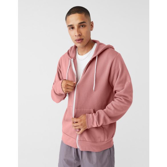 Unisex Poly-Cotton Full Zip Hoodie