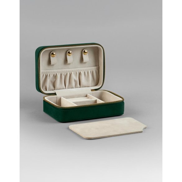 Velvet Travel Jewellery Box