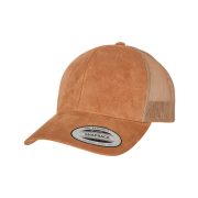 Suede Leather Trucker Cap