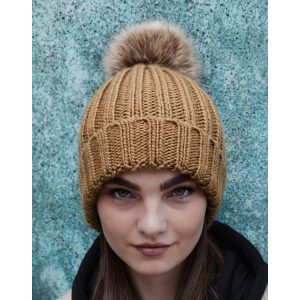 Fur Pop Pom Chunky Beanie