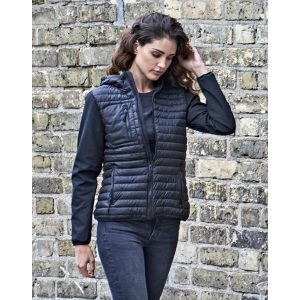 Ladies' Hooded Crossover Jacket