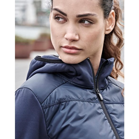 Womens Hybrid-Stretch Hooded Jacket