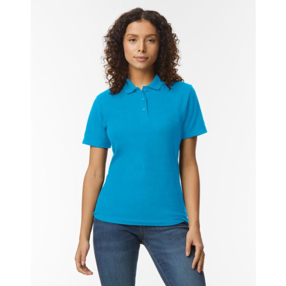 Softstyle® Ladies Double Pique Polo