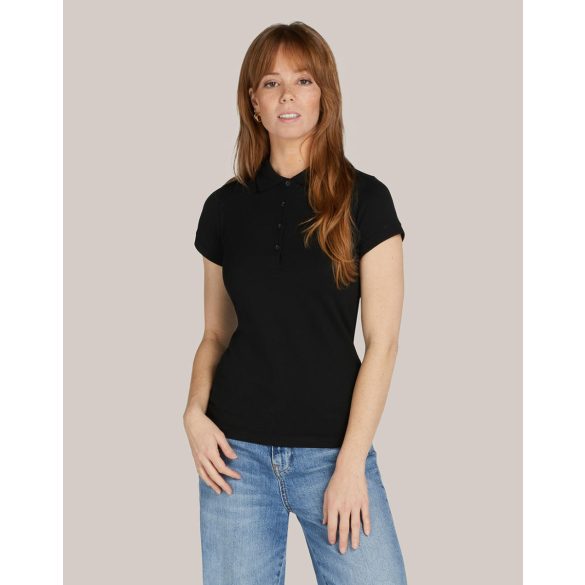 Signature Tagless Polo Stretch Women