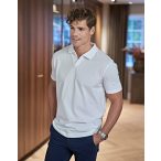 Luxury Stretch V-Neck Polo