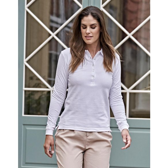 Ladies Luxury LS Stretch Polo