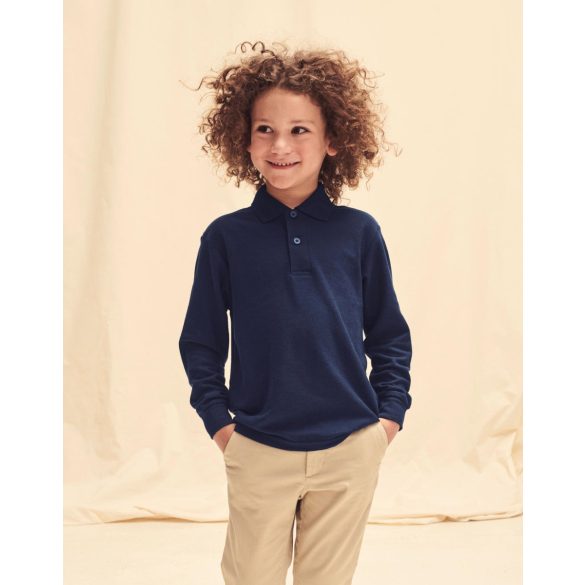 Kids 65/35 Long Sleeve Polo