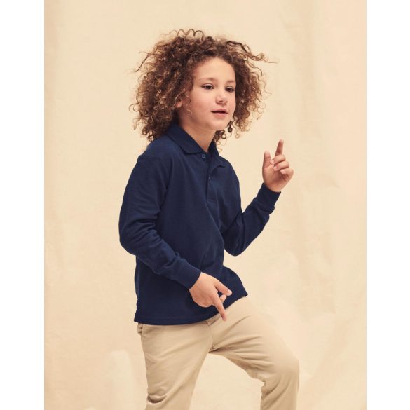 Kids 65/35 Long Sleeve Polo