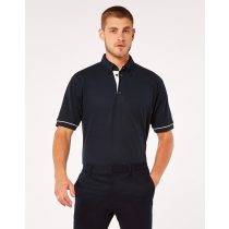 Classic Fit Button Down Contrast Polo Shirt