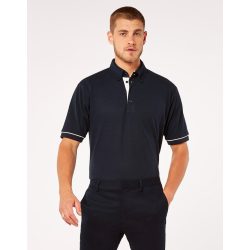 Classic Fit Button Down Contrast Polo Shirt