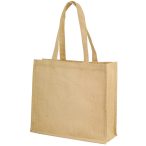 Long Handled Jute Shopper Bag