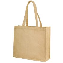 Long Handled Jute Shopper Bag