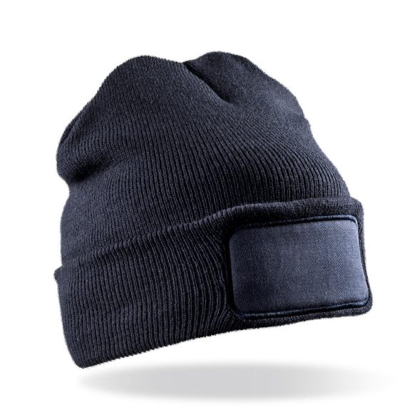 Recycled Double Knit Printers Beanie