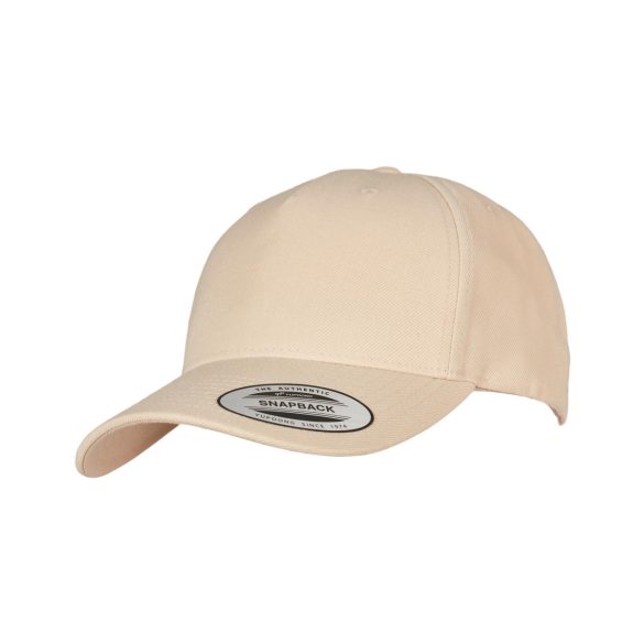 5-Panel Premium Curved Visor Snapback Cap