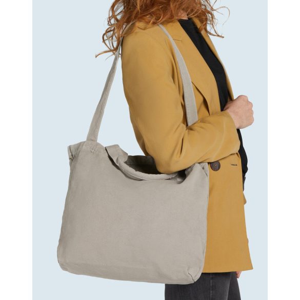 Zipped Canvas Shopper