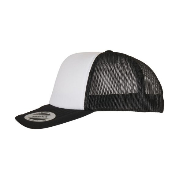 Classic Curved Foam Trucker Cap – White Front