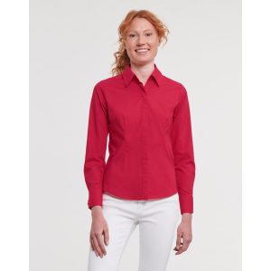 Ladies L/SL Poplin