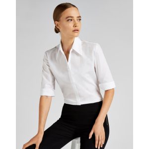 Women's Tailored Fit Continental Blouse 3/4 Sleeve