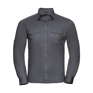 Men's Roll Sleeve Shirt Long Sleeve