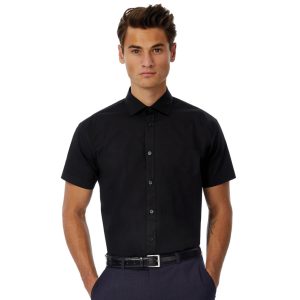 Black Tie SSL/men Poplin Shirt