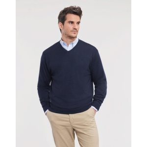 Men's V-Neck Knitted Pullover